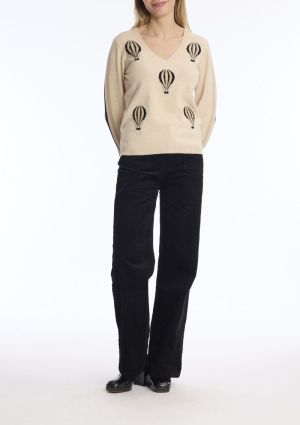 beige/black