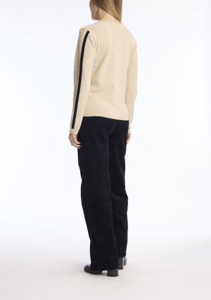  beige/black
